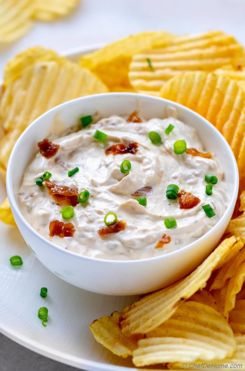 Homemade French Onion Dip Recipe
