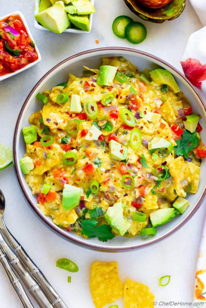 Migas (Mexican Scrambled Eggs) Recipe | ChefDeHome.com