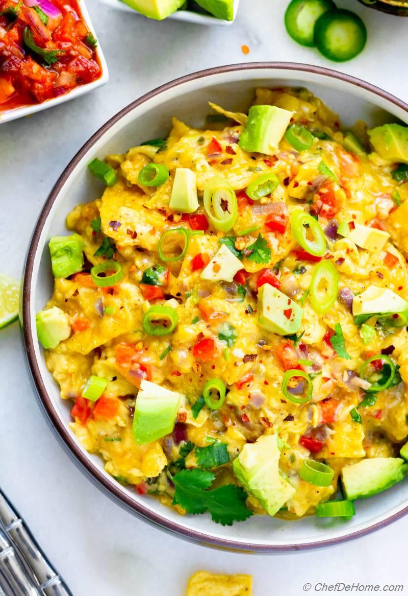 Migas (Mexican Scrambled Eggs) Recipe | ChefDeHome.com