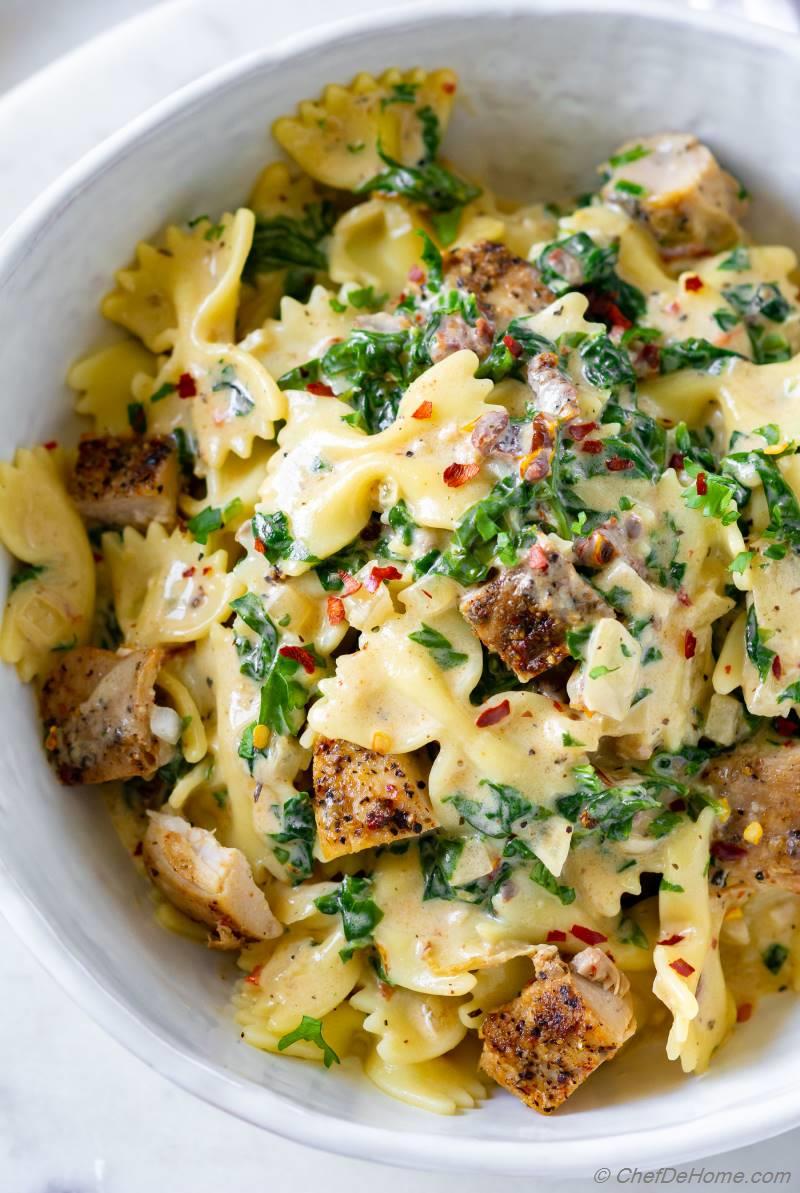 Chicken Florentine Pasta Recipe