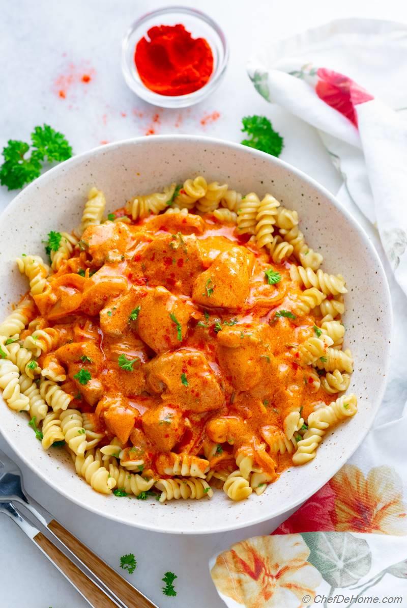 Creamy Chicken Paprikash