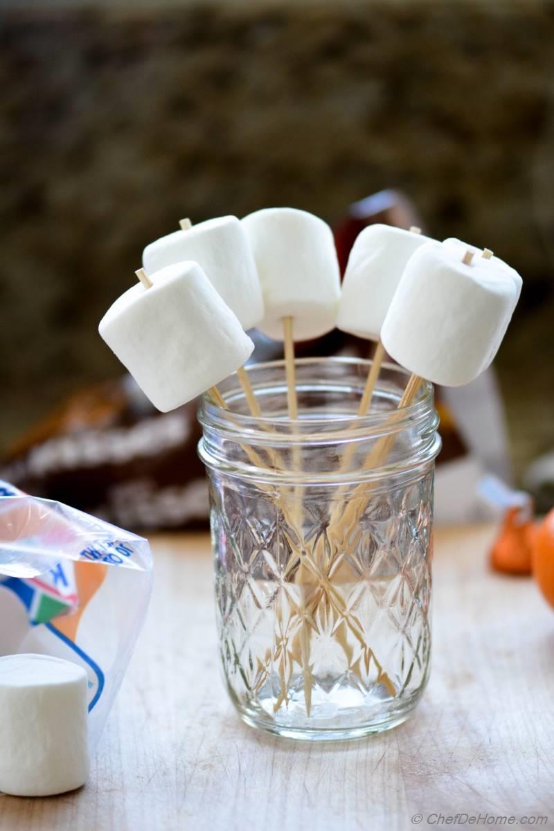 Creepy StickMen Marshmallow Candy Kabobs Recipe