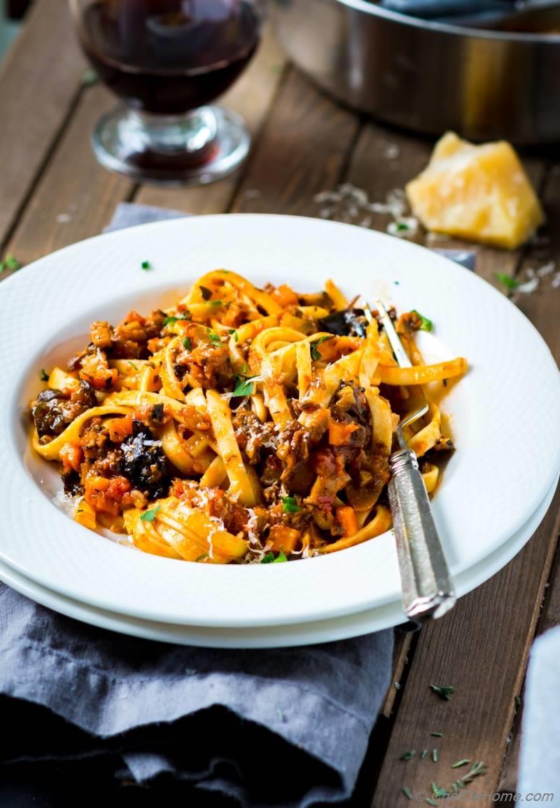 Mushroom Bolognese Recipe
