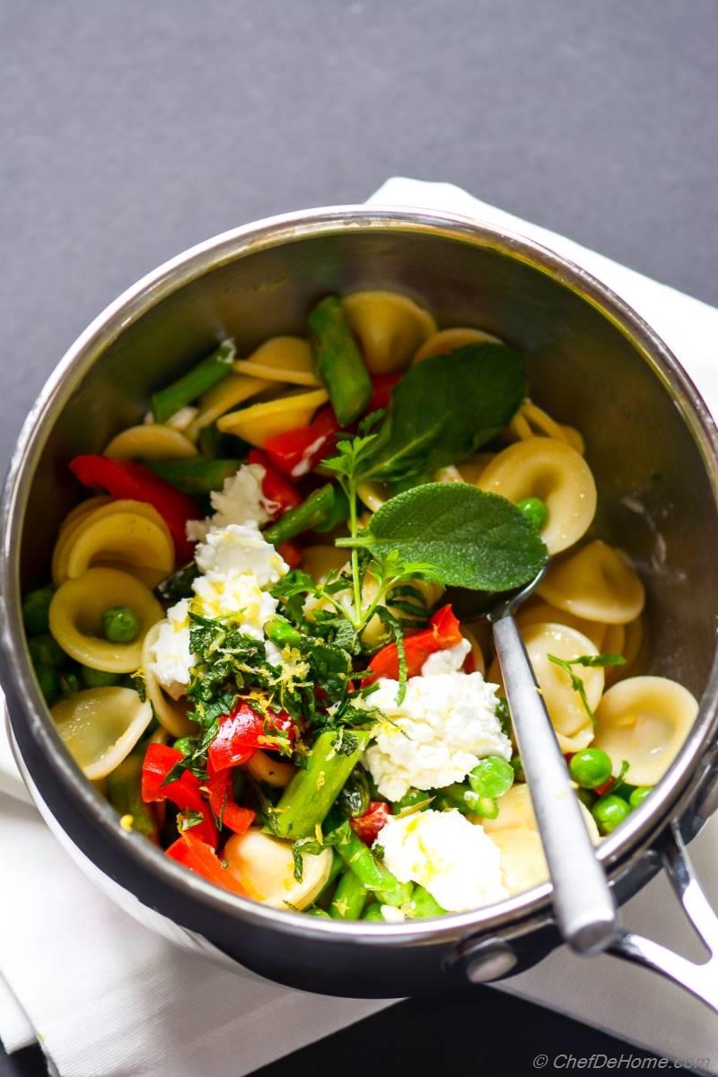 LemonHerb Pasta Primavera Recipe