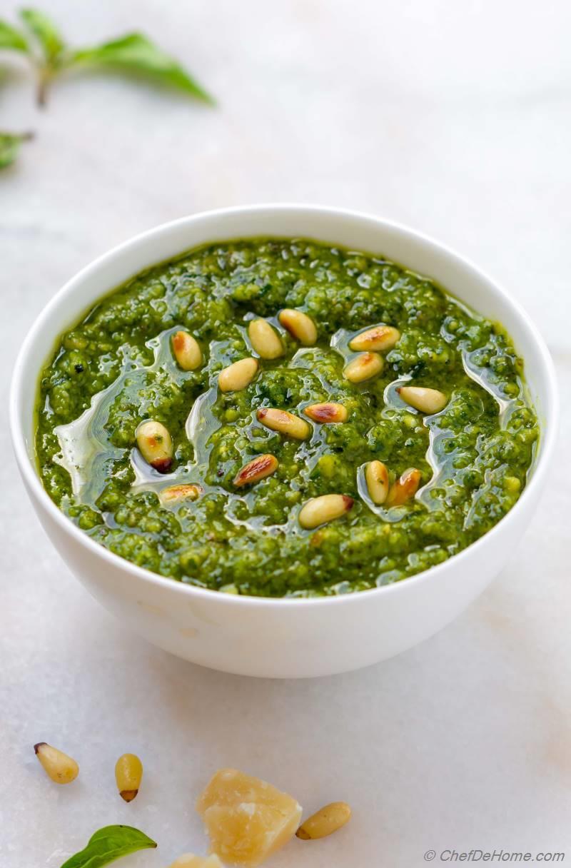 Basil Pesto Recipe | ChefDeHome.com