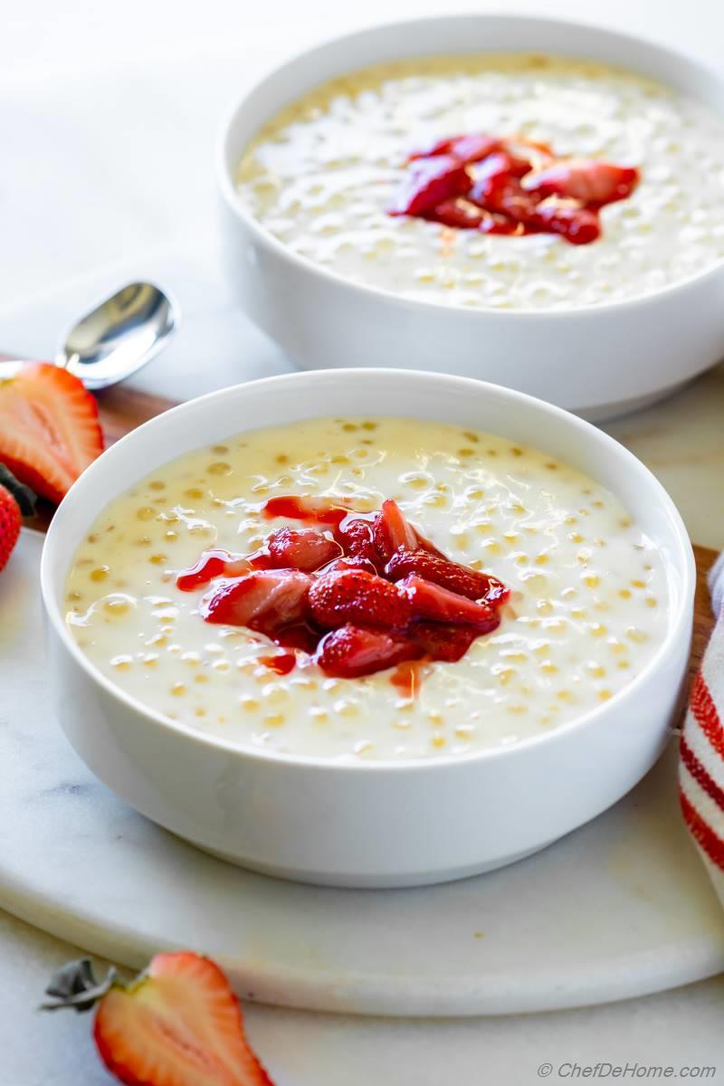 Tapioca Pudding Recipe ChefDeHome