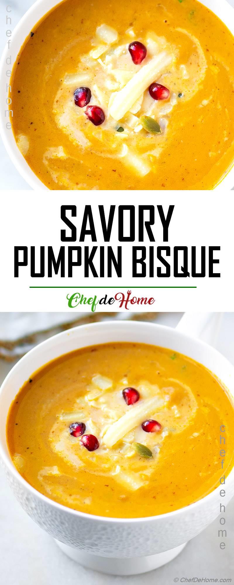Savory Pumpkin Bisque Recipe