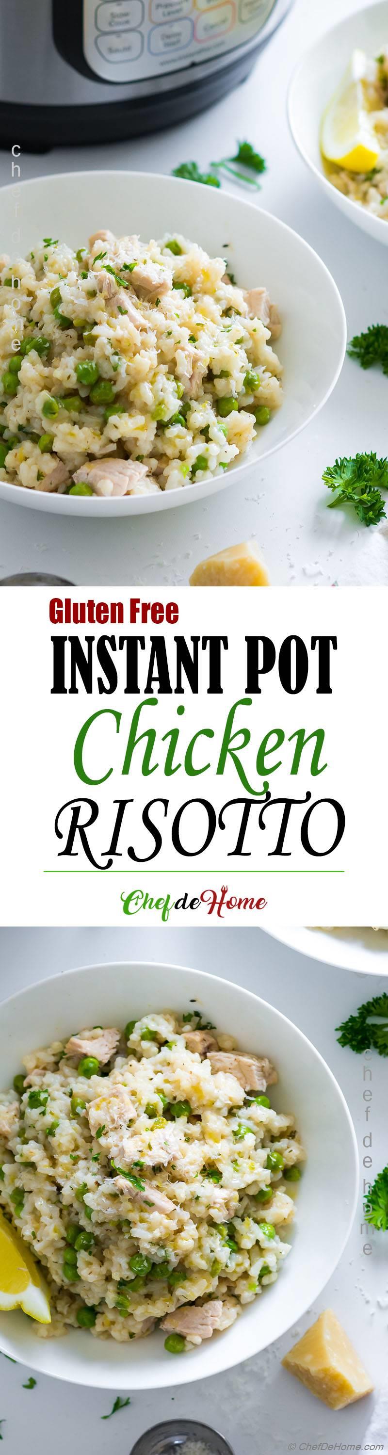 Chicken Risotto Instant Pot Recipe