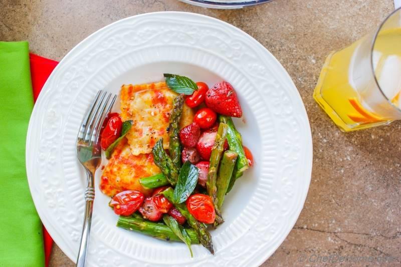 Oven Roasted Asparagus and Ravioli Pasta Salad Recipe