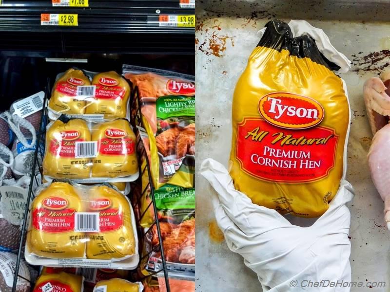 Roasted Cornish Hens with Garam Masala Honey Glaze Recipe