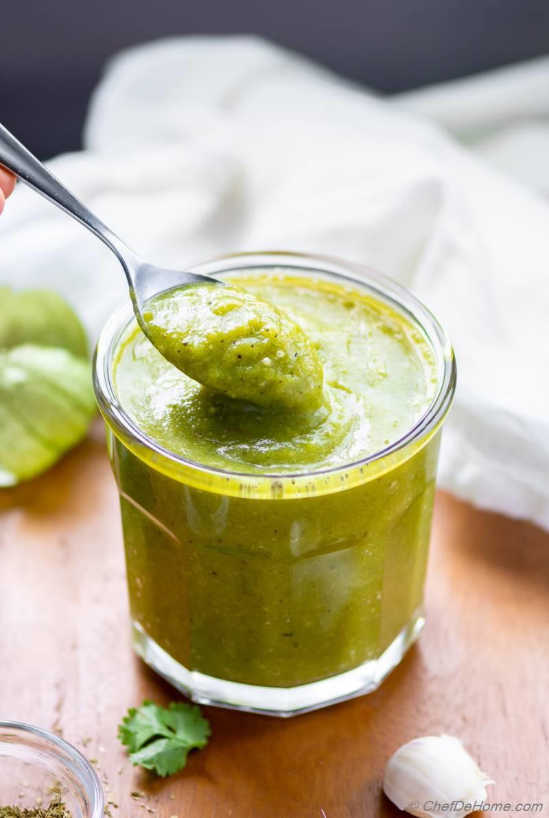 Roasted Tomatillo Sauce Recipe